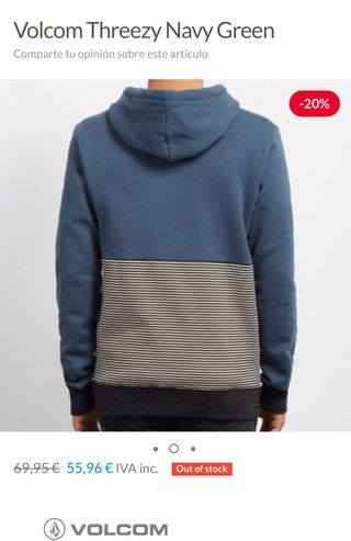 Sudadera con capucha Volcom