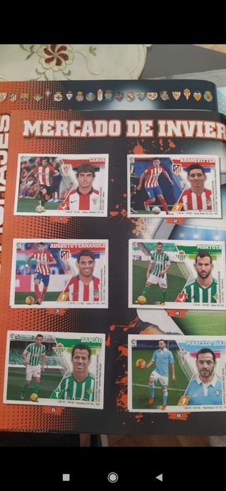 Álbum completo liga 2015-2016