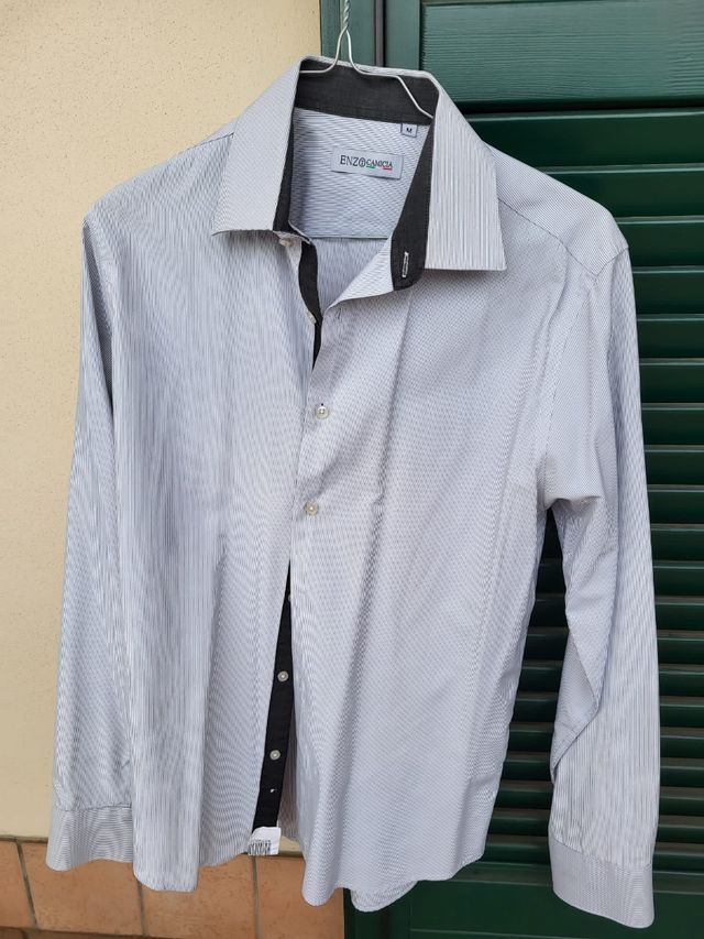 Camicia righe in pavia taglia M