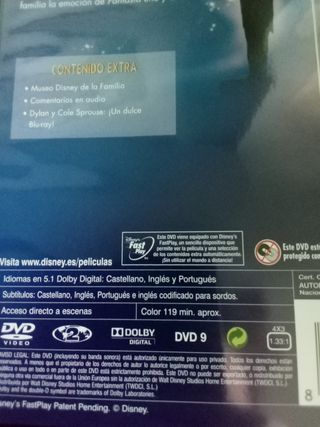 DVDs Walt Disney/LOTE o por UNIDAD