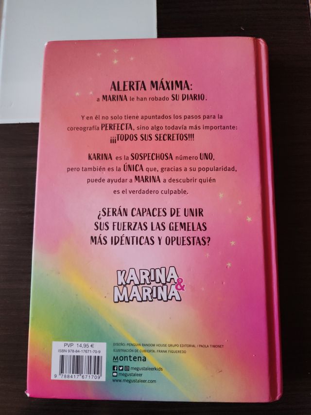 Libro Karina y Marina 🩷