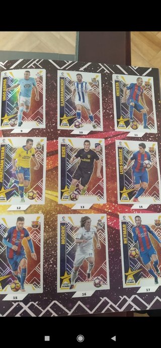 Álbum completo liga 2017-2018