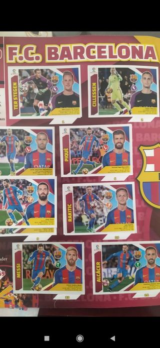 Álbum completo liga 2017-2018