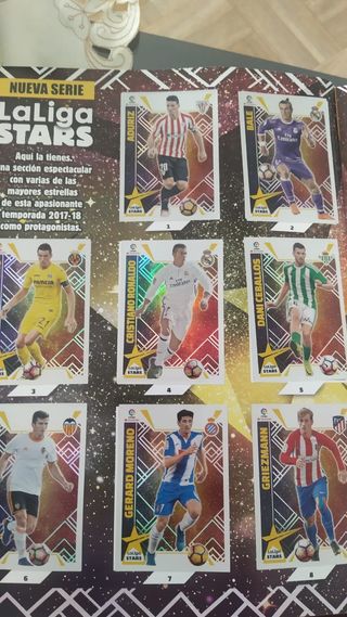 Álbum completo liga 2017-2018