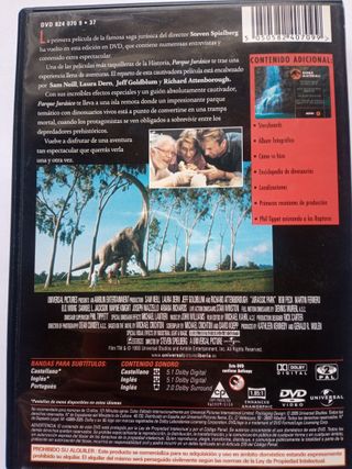 Saga parque jurásico DVD pack 5
