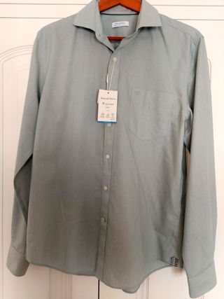 Camisa vestir milrayas slim fit Talla L