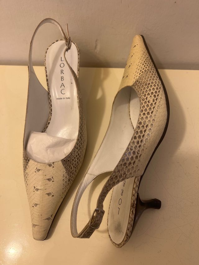 sandalo tacco 5 cm. numero 36.5 NUOVE