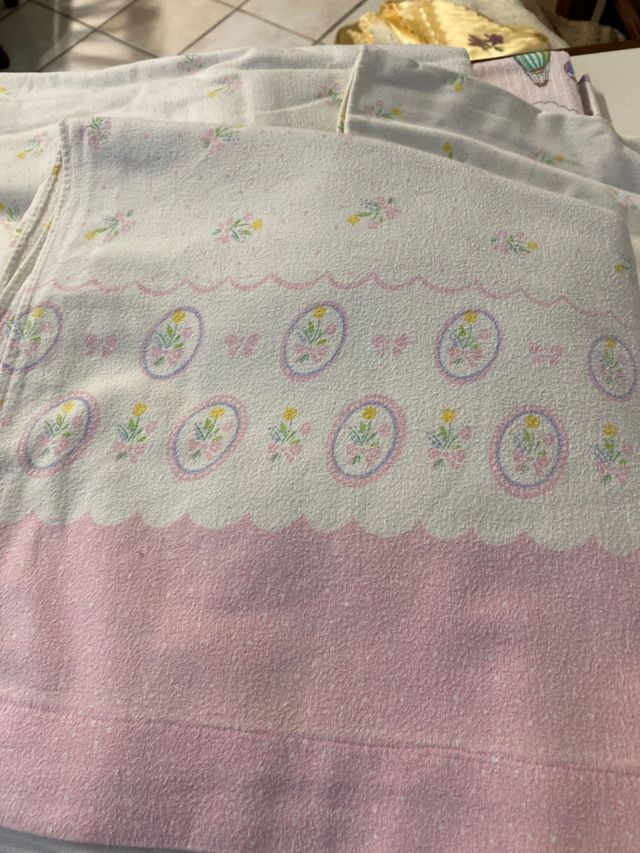 set 2 paia lenzuola letto singolo felpate