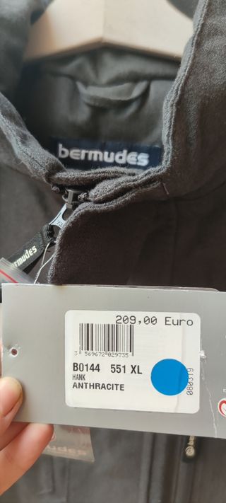 Abrigo impermeable hombre XL