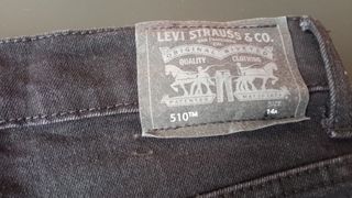 Levis 510 SKINNY 14A (Negro)