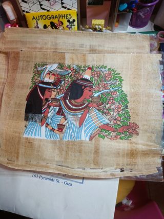 papel dibujo egipcio