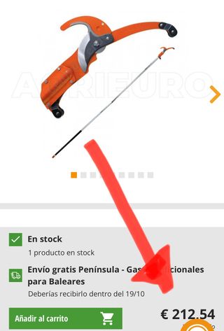 KIT Tijeras de poda con pértiga Jardín