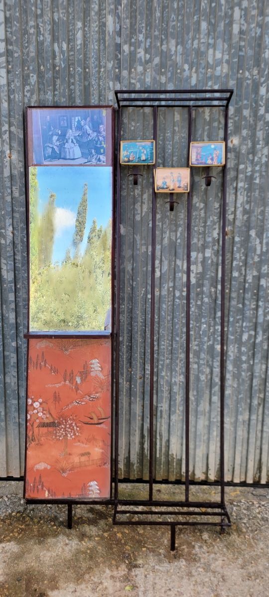 Perchero de recibidor art deco vintage japones