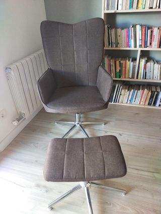 Butaca relax y reposapiés