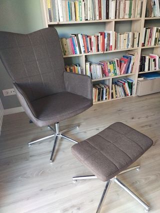 Butaca relax y reposapiés