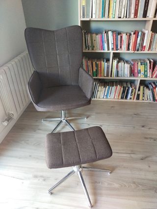 Butaca relax y reposapiés