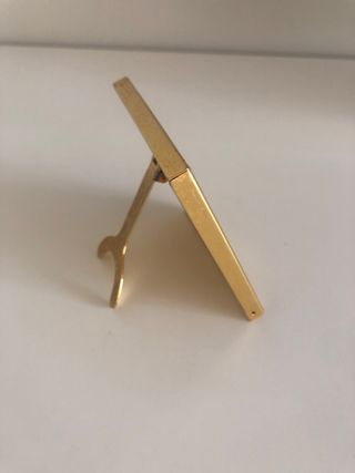 marco para foto, dorado y esmaltado