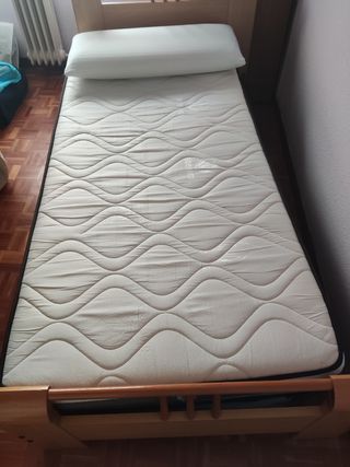 Dos camas de 90 con sommier y colchón