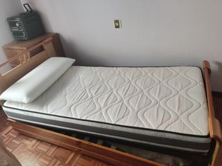 Dos camas de 90 con sommier y colchón