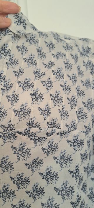 Camisa Massimo Dutti t 40, 100% algodón