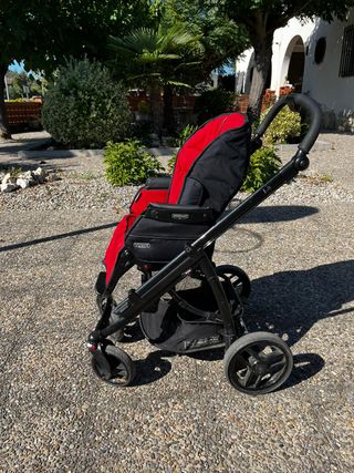 Coche de bebé Bébécar (capazo, silla y MaxiCosi)