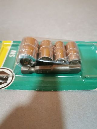 Juego vasos con adaptador taladro nuevo