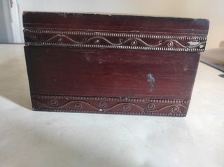 Caja joyero madera antiguo