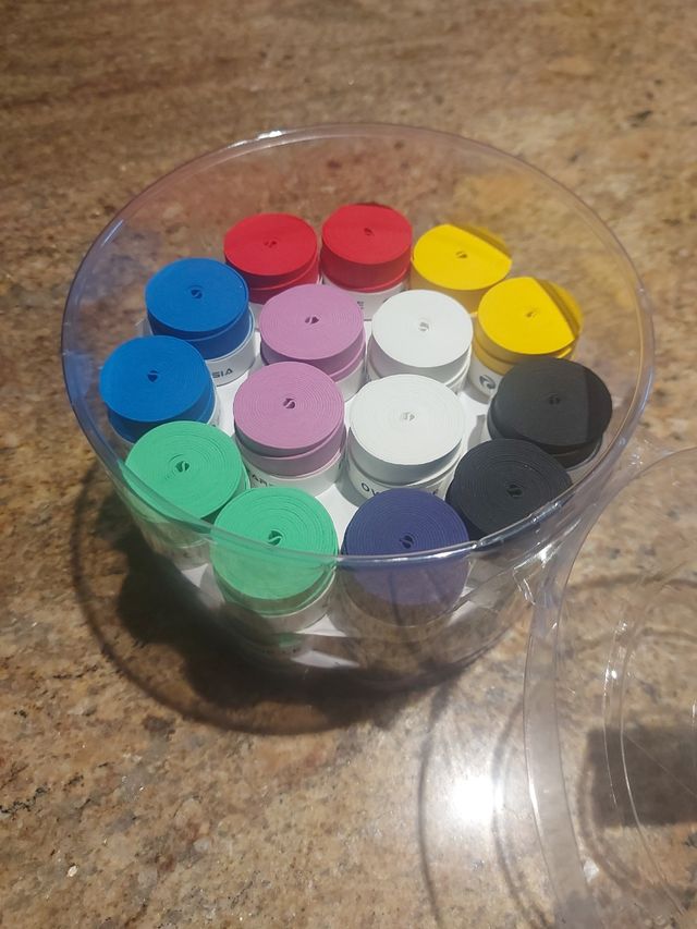 30 overgrips colores varios