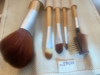 Set de pinceles de maquillaje ecológicos 6 piezas