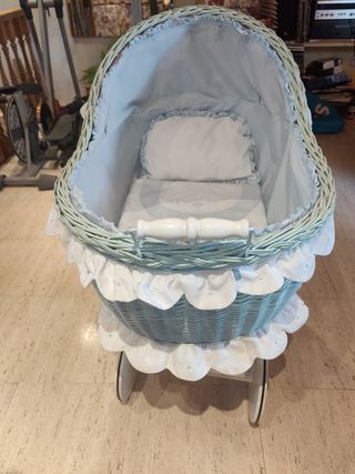 Moisés minicuna ABC mimbre