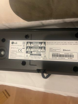 Barra de sonido LG