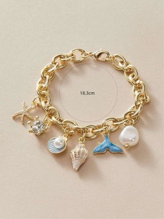 Bracciale donna con ciondoli 