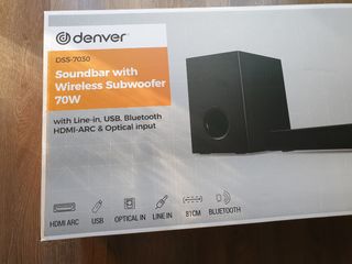 Barra de sonido con subwoofer