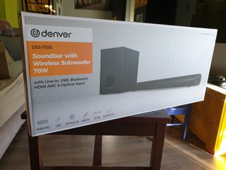 Barra de sonido con subwoofer