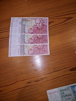 Billetes de 2000 pesetas