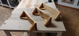 IVAR: Baldas flotantes madera natural