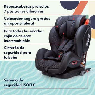 SILLA COCHE BEBES CON ISOFIX