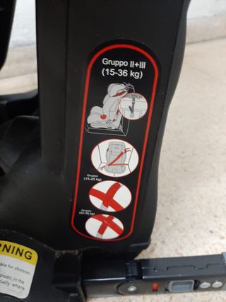 SILLA COCHE BEBES CON ISOFIX