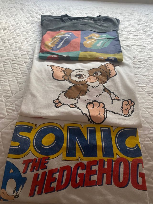 Set di 3 magliette a maniche corte