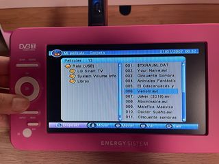 Energy Sistem TV multimedia rosa