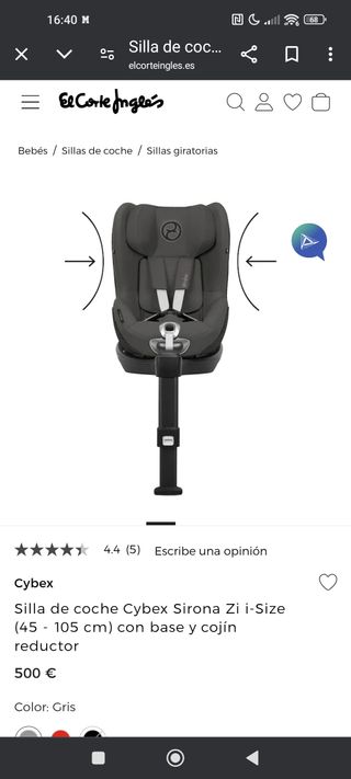Silla bebe coche