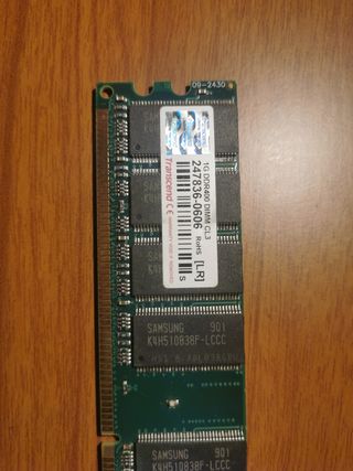 Memoria RAM DDR 1gb