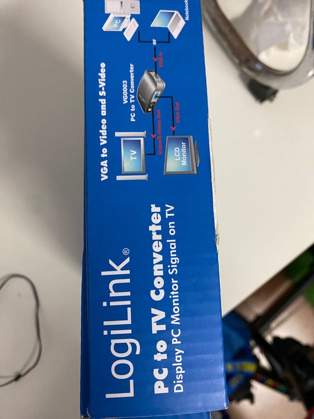 Transformador PC a TV Logilink