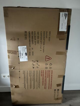 Mobiliario terraza, sofás y mesa