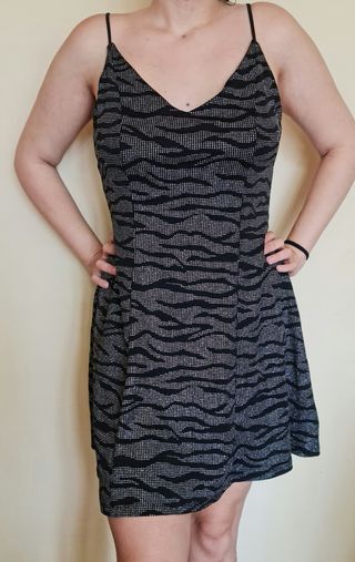 HyM VESTIDO MINI TIRANTES FIESTA