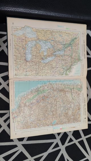 Atlas antiguo Reader's Digest 1962