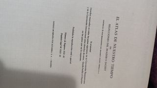 Atlas antiguo Reader's Digest 1962