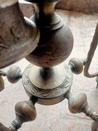 Lámpara de bronce