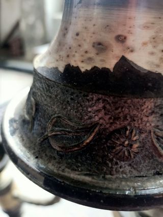 Lámpara de bronce
