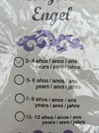 Disfraz ANGEL Niña